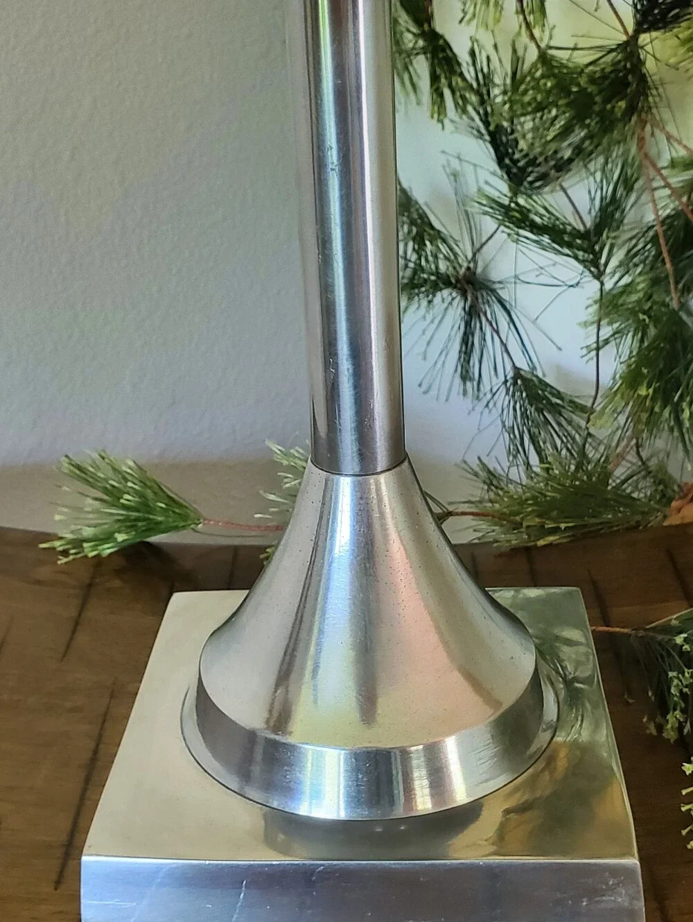 Global Views India Vintage Stainless Steel Pedestal Cake Stand Display Tazza